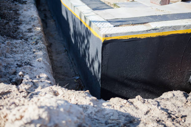 Residential Waterproofing installation at a Lakewood, NY home by SJ Waterproofing Pros